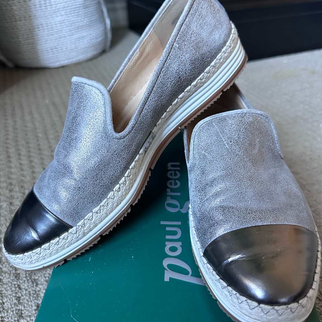 Paul Green Women’s Earth Smoke Met Shoes Sz 8